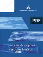 Informe Descriptivo de Los Recursos Hidricos