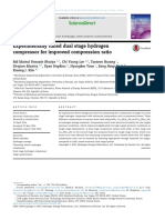 Experimentally Tuned Dual Stage Hydrogen Compressor For Improved Compression Ratio