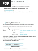 Proof by Contradiction