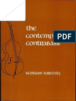 Turetzky Bertram The Contemporary Contrabass PDF