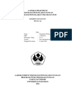 Laporan Praktikum Teknologi Pengolahan Pangan Kokristal Susu