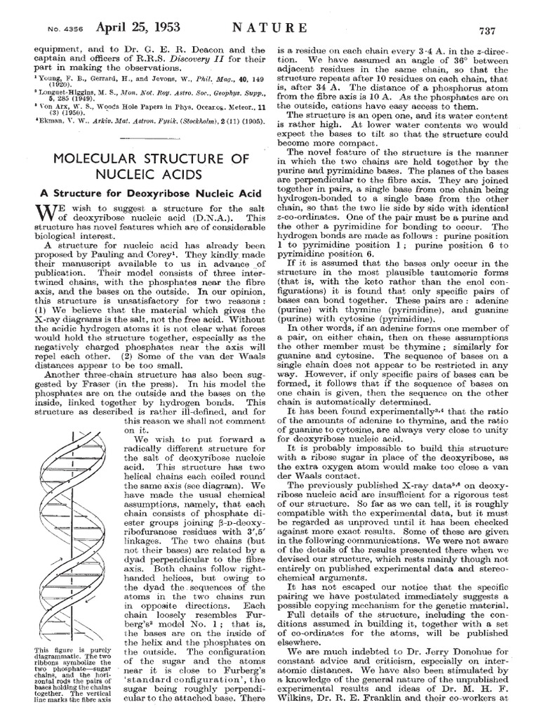 Original Research Papers in Nature | PDF