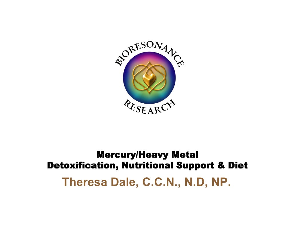 Heavy Metal Detox Diet 2008 PDF Glutathione Dietary Supplements