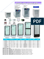 GEA Showcases and Chest Freezers Dimensions and Prices