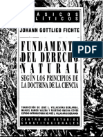 Fichte Johann - Fundamentos Del Derecho Natural Segun Los Principios De La Doctrina De La Ciencia.pdf