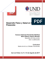 Proyecto Desarrollo Fisico y Salud en Preescolar.