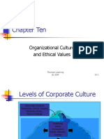OB-23 Ch10-Organizational Culture and Ethical Values