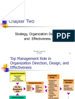 Chapter Two: Strategy, Organization Design, and Effectiveness