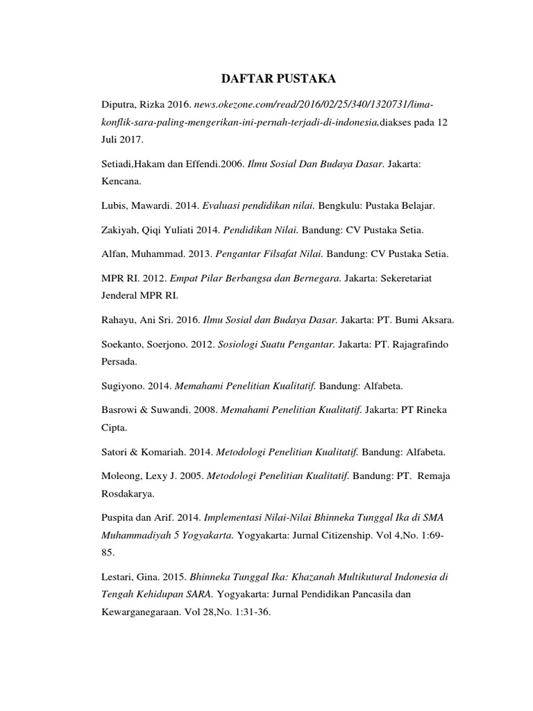 Daftar Pustaka