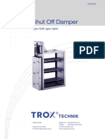 Shut Off Damper: Type NAK (Gas Tight)