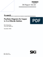 Research Rourbaix Diagrams For Copper in 5 RN Chloride Solution