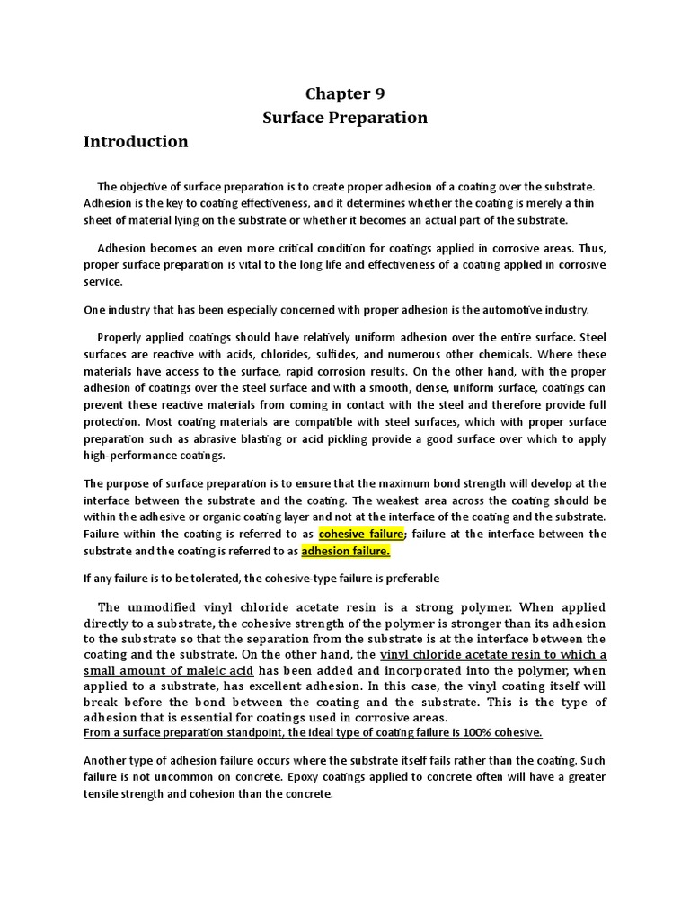 Effective Surface Preparation Techniques | PDF | Adhesion | Adhesive