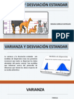 Varianza y Desviación Estandar