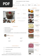 Receita de Estrogonofe de Chocolate