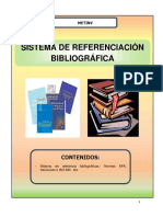 Sistemas de Referencias Bibliograficas