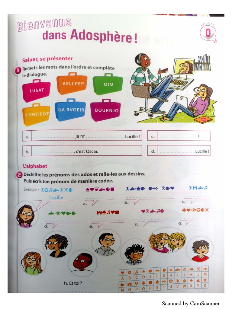 adosphere 1 cahier d'activités