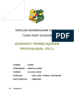 Pelaporan PLC Sains