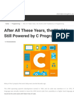 After All These Years, The World Is Still Powered by C Programming - TECH INFO