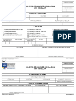 For - Solicitud de Orden de Cedulacion Aprobado 03-16