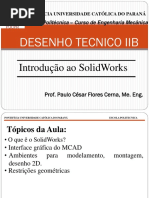 1. Introdução SolidWorks