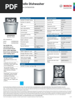 24" Pocket Handle Dishwasher: 500 Series DLX - Stainless Steel SHP865WD5N