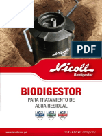 Biodigestor aguas residuales