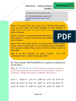 Calculo Mental Simples PDF