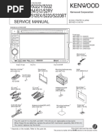 Kenwood Ddx5022-Y Ddx5032-m Ddx512 Ddx52ry Dnx5120 Dnx512ex Dnx5220-Bt SM