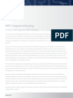 MPLS Segment Routing: Driving A Modern Approach To MPLS Transport