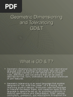 Geometric Dimensioning and Tolerancing GD&T