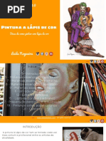 pintura a lapis de cor