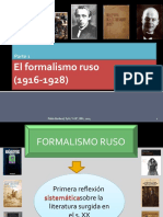 El Formalismo Ruso