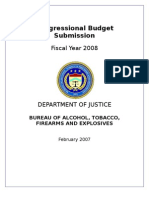 Congressional Budget Submission: Fiscal Year 2008