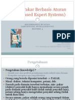 Sistem Pakar Berbasis Aturan