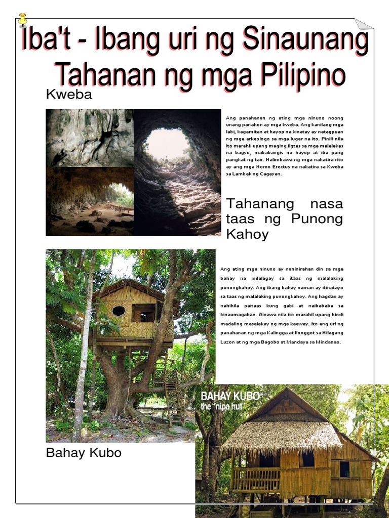 Tahanan Ng Mga Sinaunang Pilipino The Accounting Cover