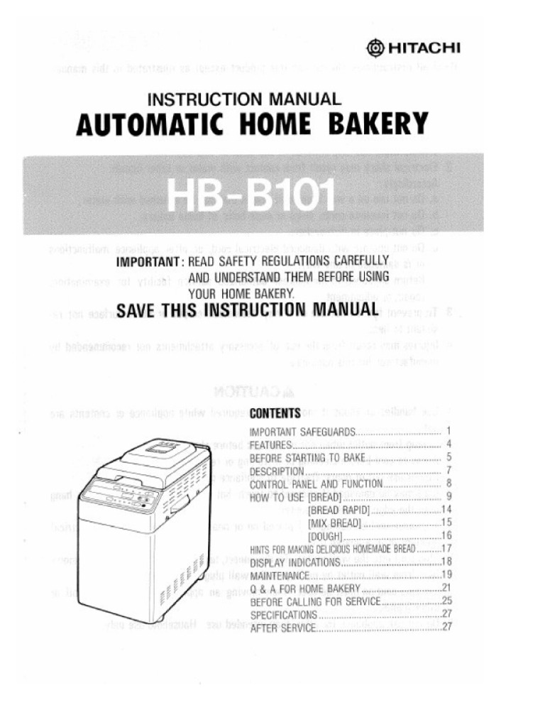 HB-B101 MANUAL PDF