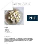 Salata Din Piept de Pui Cu Hribi Si Castraveti Murati PDF