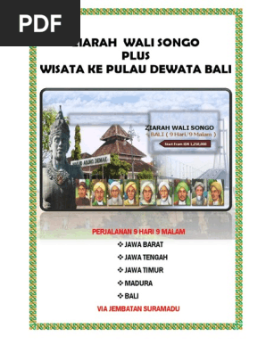 Ziarah Wali Songo Plus Wisata Ke Pulau Dewata Bali