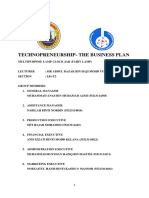 MPU3232 Technopreneurship - Business Plan: Multipurpose Lamp Clockjar (Fairy Lamp)