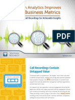 Ventana Research Ebook Speech Analytics Improves Key Business Matrics (Verint) 2016