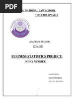 Business Statistics Project:: Tiruchirappalli