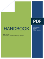 Handbook: Written By: Blanca Ana Maria Valadez Alatorre