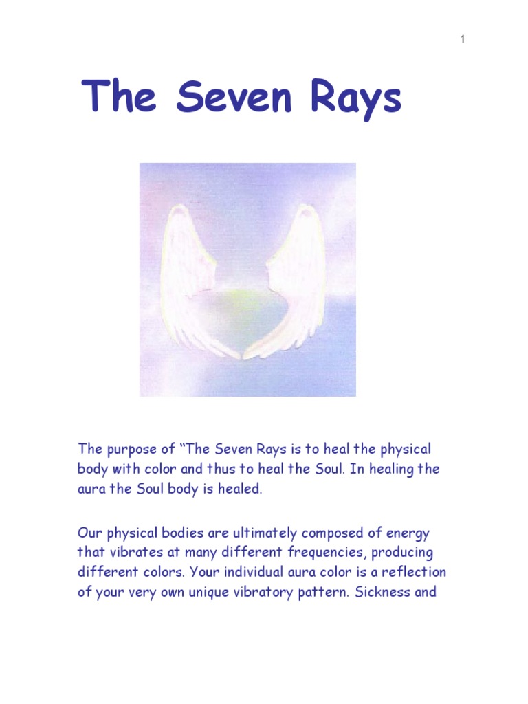 Chakra Healing with Seven Rays | PDF | Chakra | Infection