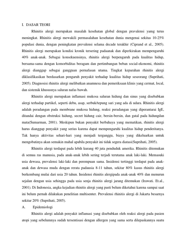 Dasar Teori Ranitis | PDF