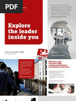 Lancaster MBA Brochure 