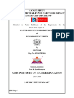 A Study On Mutual Funds and Their Impact On Investors' Decisions