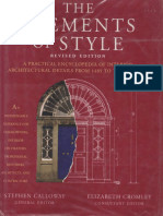 The Elements of Style - A Practical Encyclopedia of Interior Architectural Details From 1485 To The Present - Calloway (1996)