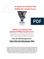 Télécharger Valérian Et La Cité Des Mille Planètes DVDRip Film Complet Torrent