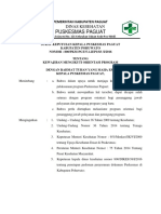 5.1.2.1 SK Kepala Puskesmas Tentang Mengikuti Program Orientasi