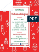 Christmas Special Baking Class